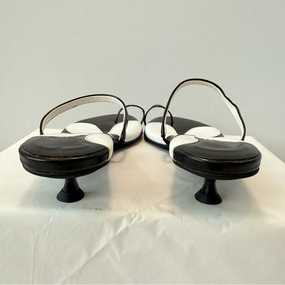 Jeffrey Campbell Free People Phosphorus Toe Ring Kitten Heel Sandals Size 8.5 - Picture 7 of 12